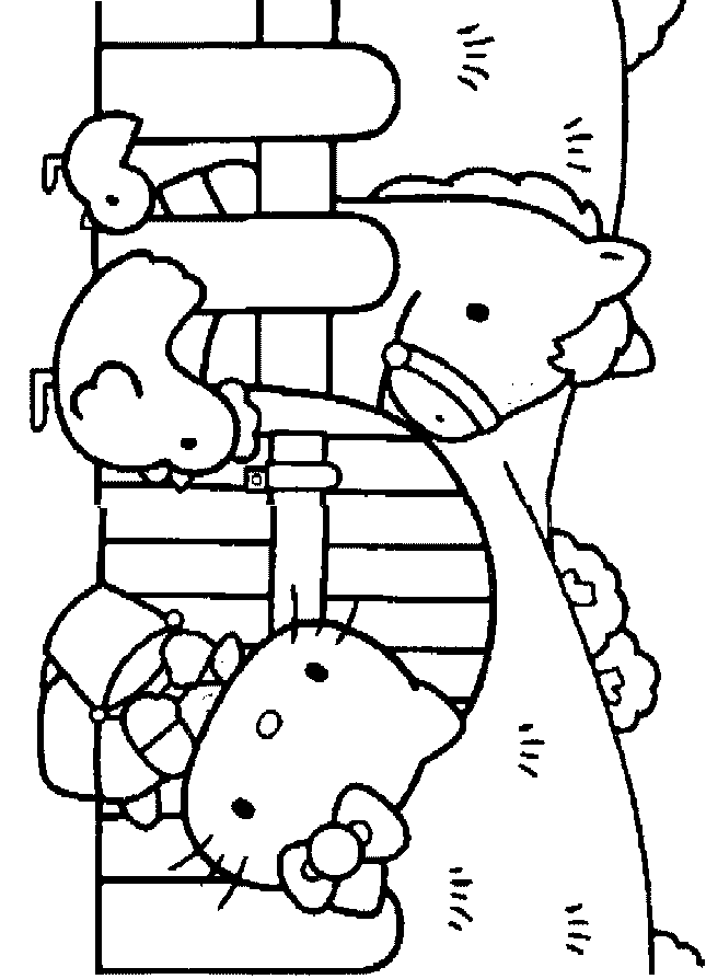 Hello Kitty kolorowanki